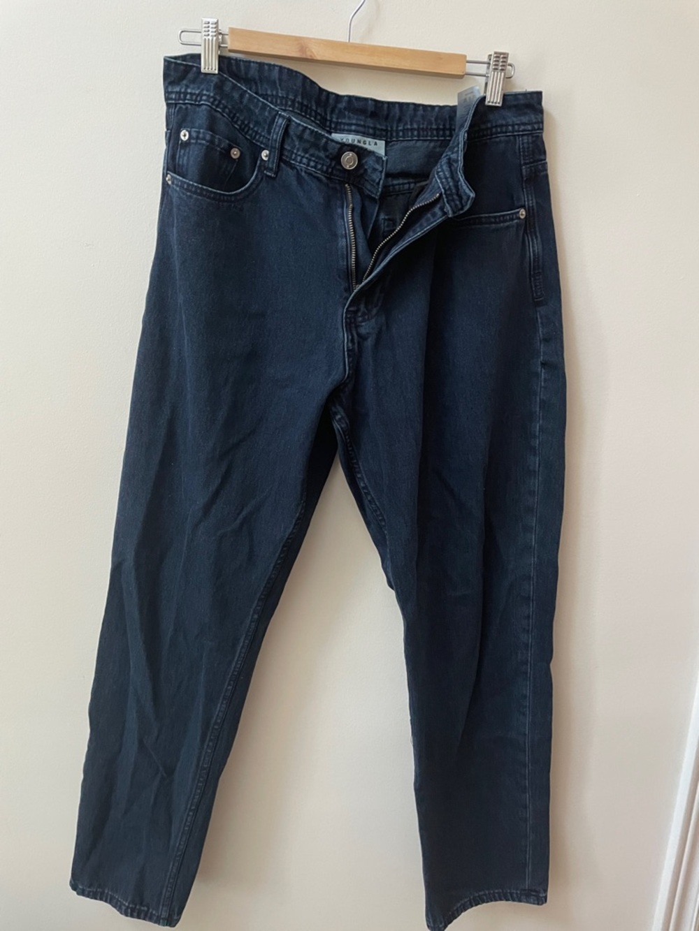 YoungLA Men's Straight Jeans